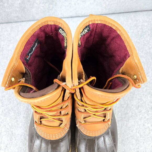Vintage LL Bean Boots Mens 8 M Gore-tex GTX Rain Duck Lined Insulated USA main image 16
